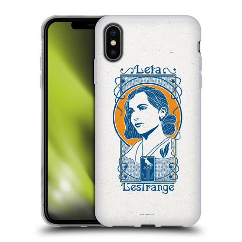 Fantastic Beasts The Crimes Of Grindelwald Art Nouveau Leta Lestrange Soft Gel Case for Apple iPhone XS Max