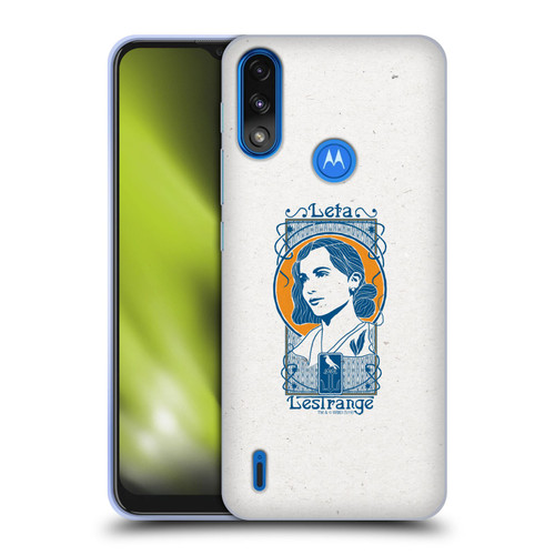 Fantastic Beasts The Crimes Of Grindelwald Art Nouveau Leta Lestrange Soft Gel Case for Motorola Moto E7 Power / Moto E7i Power