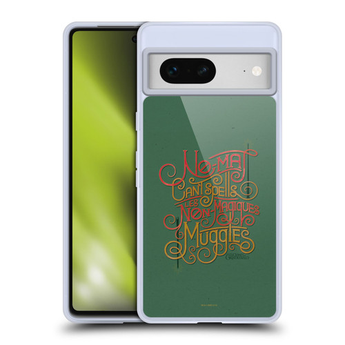 Fantastic Beasts The Crimes Of Grindelwald Art Nouveau Muggles Soft Gel Case for Google Pixel 7