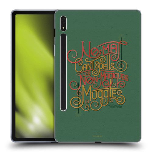 Fantastic Beasts The Crimes Of Grindelwald Art Nouveau Muggles Soft Gel Case for Samsung Galaxy Tab S8
