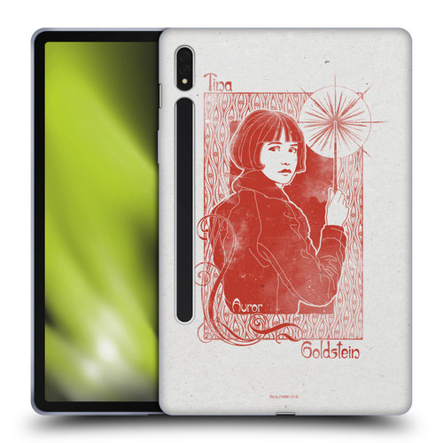 Fantastic Beasts The Crimes Of Grindelwald Art Nouveau Tina Goldstein Soft Gel Case for Samsung Galaxy Tab S8