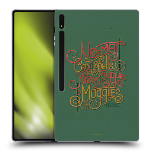 Fantastic Beasts The Crimes Of Grindelwald Art Nouveau Muggles Soft Gel Case for Samsung Galaxy Tab S8 Ultra