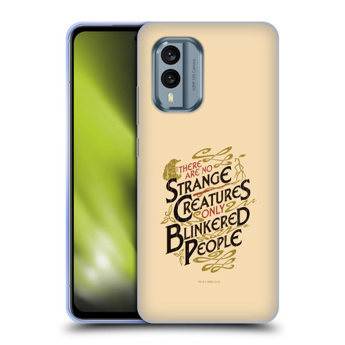 Fantastic Beasts The Crimes Of Grindelwald Art Nouveau Strange Creatures Soft Gel Case for Nokia X30