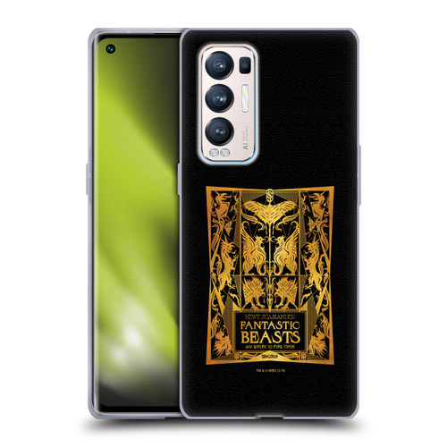 Fantastic Beasts The Crimes Of Grindelwald Art Nouveau Book Cover Soft Gel Case for OPPO Find X3 Neo / Reno5 Pro+ 5G