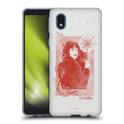 Fantastic Beasts The Crimes Of Grindelwald Art Nouveau Tina Goldstein Soft Gel Case for Samsung Galaxy A01 Core (2020)