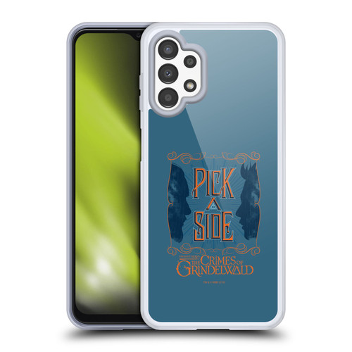 Fantastic Beasts The Crimes Of Grindelwald Art Nouveau Pick A Side Soft Gel Case for Samsung Galaxy A13 (2022)