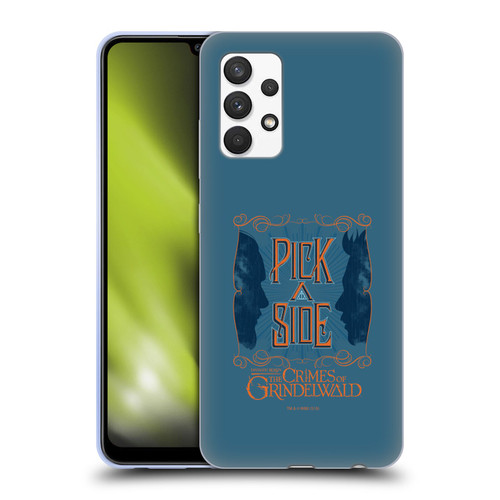 Fantastic Beasts The Crimes Of Grindelwald Art Nouveau Pick A Side Soft Gel Case for Samsung Galaxy A32 (2021)