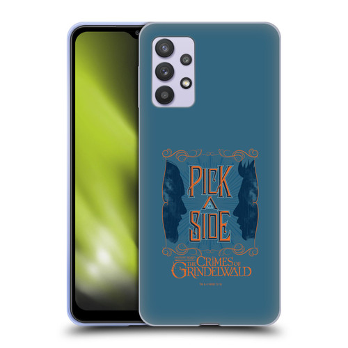 Fantastic Beasts The Crimes Of Grindelwald Art Nouveau Pick A Side Soft Gel Case for Samsung Galaxy A32 5G / M32 5G (2021)