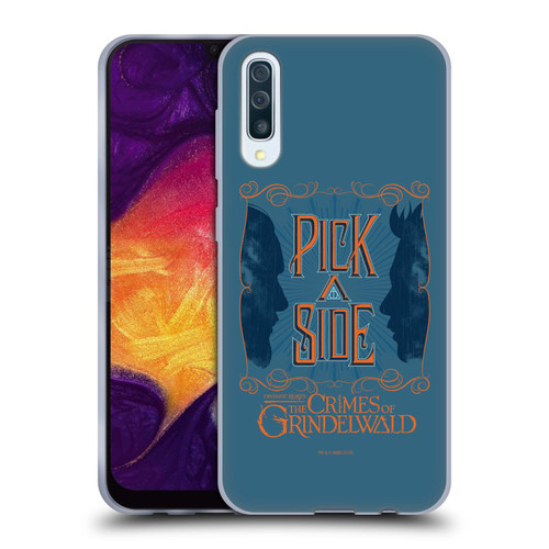 Fantastic Beasts The Crimes Of Grindelwald Art Nouveau Pick A Side Soft Gel Case for Samsung Galaxy A50/A30s (2019)
