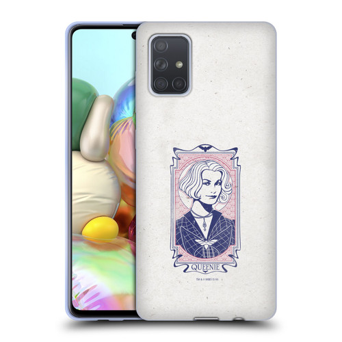 Fantastic Beasts The Crimes Of Grindelwald Art Nouveau Queenie Soft Gel Case for Samsung Galaxy A71 (2019)