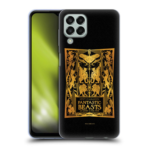 Fantastic Beasts The Crimes Of Grindelwald Art Nouveau Book Cover Soft Gel Case for Samsung Galaxy M33 (2022)