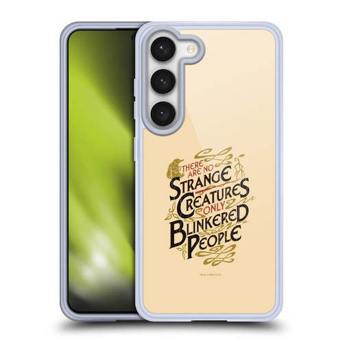 Fantastic Beasts The Crimes Of Grindelwald Art Nouveau Strange Creatures Soft Gel Case for Samsung Galaxy S23 5G