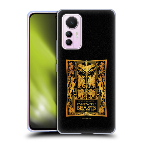 Fantastic Beasts The Crimes Of Grindelwald Art Nouveau Book Cover Soft Gel Case for Xiaomi 12 Lite