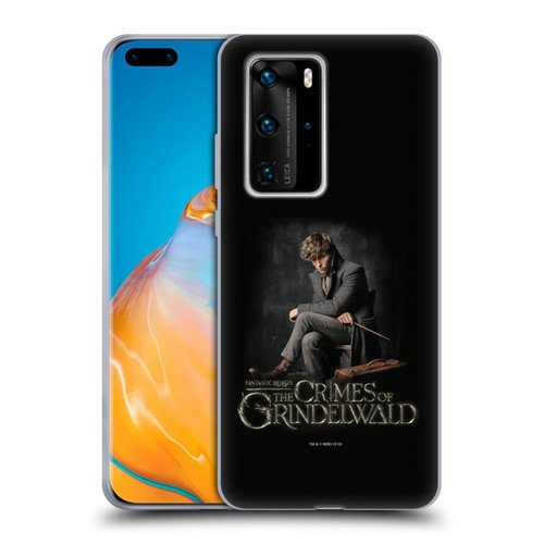 Fantastic Beasts The Crimes Of Grindelwald Character Art Newt Sitting Soft Gel Case for Huawei P40 Pro / P40 Pro Plus 5G