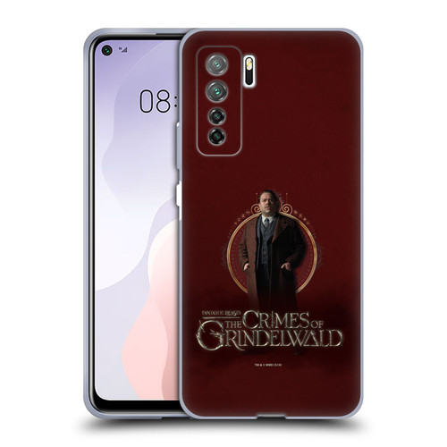 Fantastic Beasts The Crimes Of Grindelwald Character Art Jacob Kowalski Soft Gel Case for Huawei Nova 7 SE/P40 Lite 5G