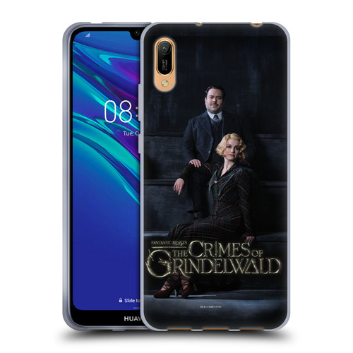 Fantastic Beasts The Crimes Of Grindelwald Character Art Jacob And Queenie Soft Gel Case for Huawei Y6 Pro (2019)