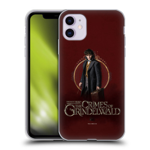 Fantastic Beasts The Crimes Of Grindelwald Character Art Newt Scamander Soft Gel Case for Apple iPhone 11