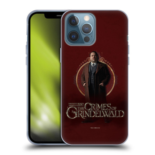 Fantastic Beasts The Crimes Of Grindelwald Character Art Jacob Kowalski Soft Gel Case for Apple iPhone 13 Pro Max