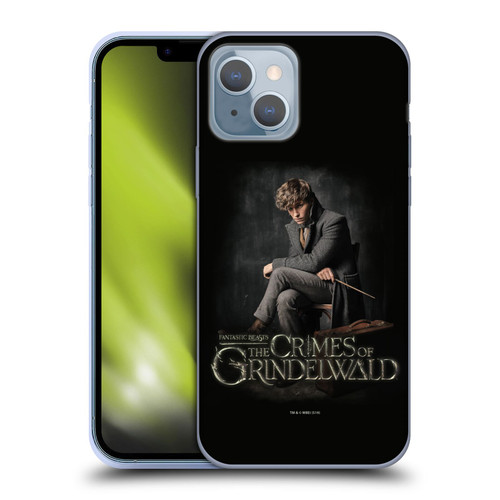 Fantastic Beasts The Crimes Of Grindelwald Character Art Newt Sitting Soft Gel Case for Apple iPhone 14