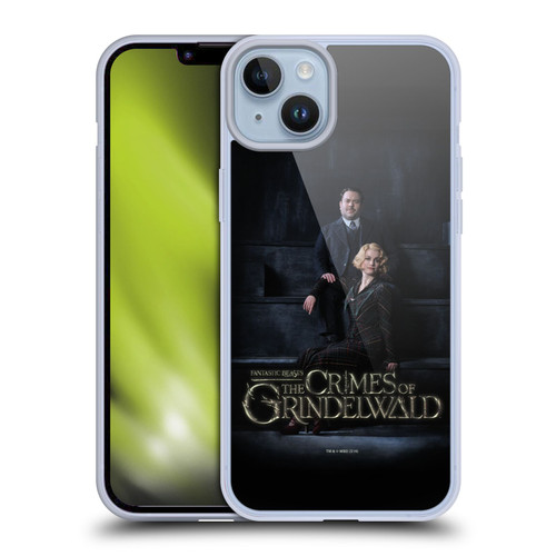 Fantastic Beasts The Crimes Of Grindelwald Character Art Jacob And Queenie Soft Gel Case for Apple iPhone 14 Plus