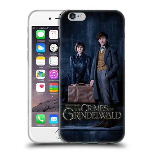 Fantastic Beasts The Crimes Of Grindelwald Character Art Tina And Newt Soft Gel Case for Apple iPhone 6 / iPhone 6s