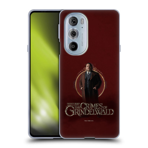 Fantastic Beasts The Crimes Of Grindelwald Character Art Jacob Kowalski Soft Gel Case for Motorola Edge X30