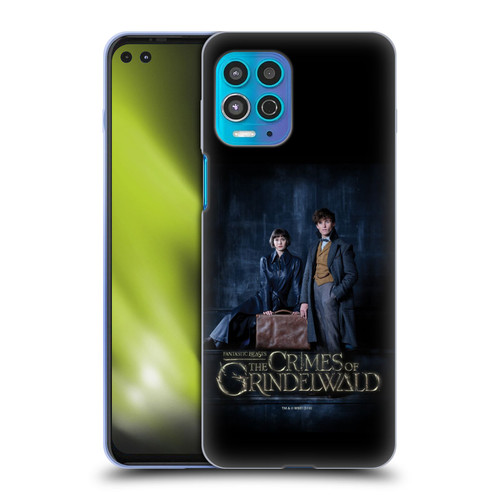 Fantastic Beasts The Crimes Of Grindelwald Character Art Tina And Newt Soft Gel Case for Motorola Moto G100