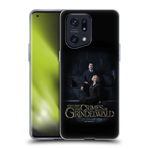 Fantastic Beasts The Crimes Of Grindelwald Character Art Jacob And Queenie Soft Gel Case for OPPO Find X5 Pro