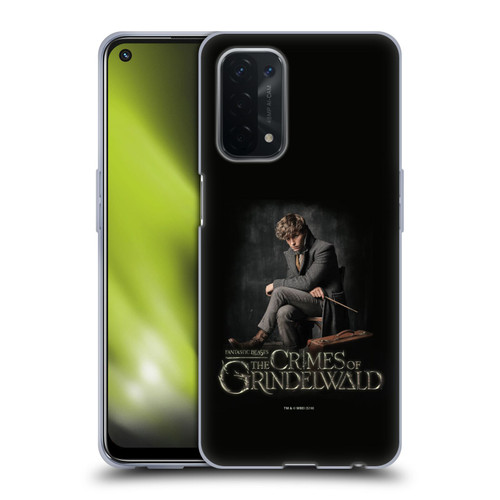 Fantastic Beasts The Crimes Of Grindelwald Character Art Newt Sitting Soft Gel Case for OPPO A54 5G