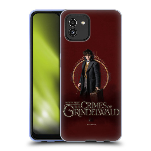 Fantastic Beasts The Crimes Of Grindelwald Character Art Newt Scamander Soft Gel Case for Samsung Galaxy A03 (2021)