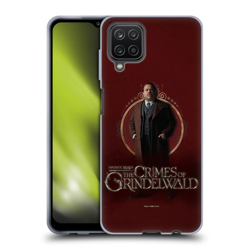 Fantastic Beasts The Crimes Of Grindelwald Character Art Jacob Kowalski Soft Gel Case for Samsung Galaxy A12 (2020)