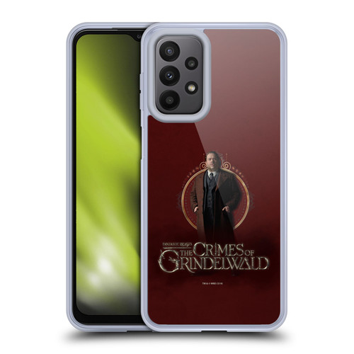Fantastic Beasts The Crimes Of Grindelwald Character Art Jacob Kowalski Soft Gel Case for Samsung Galaxy A23 / 5G (2022)