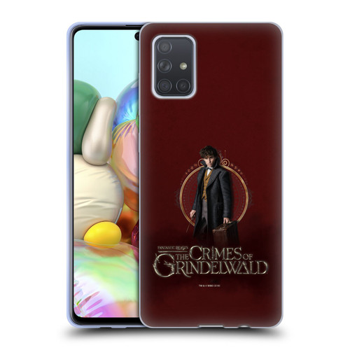Fantastic Beasts The Crimes Of Grindelwald Character Art Newt Scamander Soft Gel Case for Samsung Galaxy A71 (2019)