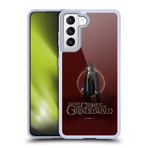 Fantastic Beasts The Crimes Of Grindelwald Character Art Newt Scamander Soft Gel Case for Samsung Galaxy S21 5G