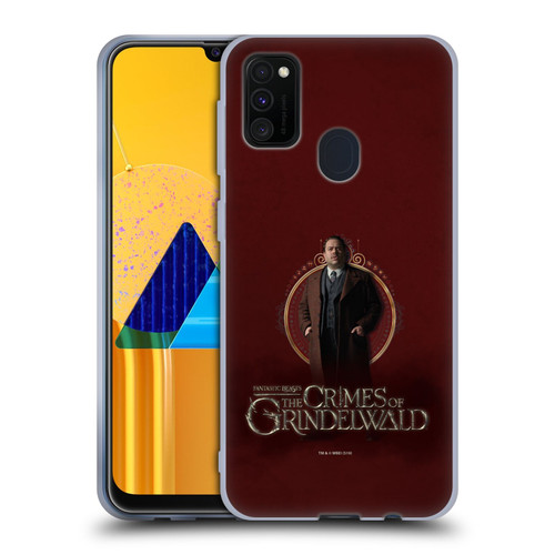 Fantastic Beasts The Crimes Of Grindelwald Character Art Jacob Kowalski Soft Gel Case for Samsung Galaxy M30s (2019)/M21 (2020)