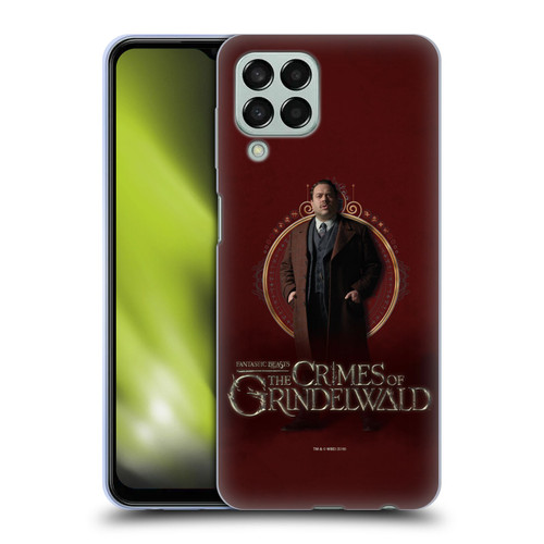 Fantastic Beasts The Crimes Of Grindelwald Character Art Jacob Kowalski Soft Gel Case for Samsung Galaxy M33 (2022)