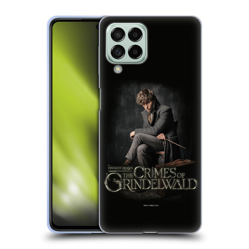 Fantastic Beasts The Crimes Of Grindelwald Character Art Newt Sitting Soft Gel Case for Samsung Galaxy M53 (2022)