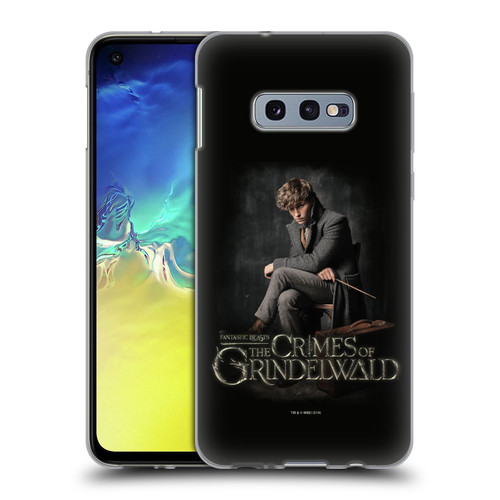 Fantastic Beasts The Crimes Of Grindelwald Character Art Newt Sitting Soft Gel Case for Samsung Galaxy S10e