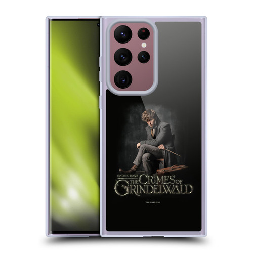 Fantastic Beasts The Crimes Of Grindelwald Character Art Newt Sitting Soft Gel Case for Samsung Galaxy S22 Ultra 5G
