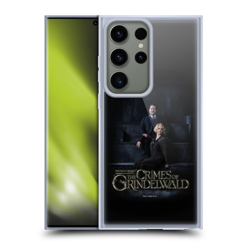 Fantastic Beasts The Crimes Of Grindelwald Character Art Jacob And Queenie Soft Gel Case for Samsung Galaxy S23 Ultra 5G