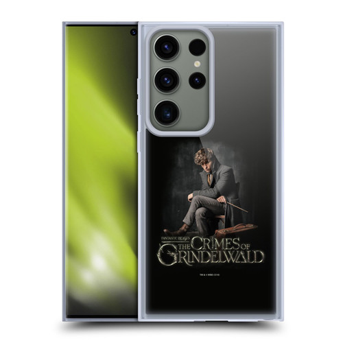 Fantastic Beasts The Crimes Of Grindelwald Character Art Newt Sitting Soft Gel Case for Samsung Galaxy S23 Ultra 5G