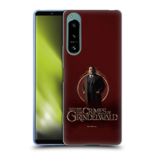 Fantastic Beasts The Crimes Of Grindelwald Character Art Jacob Kowalski Soft Gel Case for Sony Xperia 5 IV