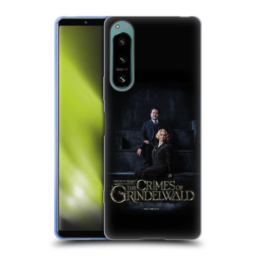 Fantastic Beasts The Crimes Of Grindelwald Character Art Jacob And Queenie Soft Gel Case for Sony Xperia 5 IV