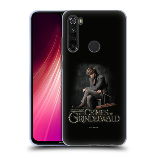 Fantastic Beasts The Crimes Of Grindelwald Character Art Newt Sitting Soft Gel Case for Xiaomi Redmi Note 8T