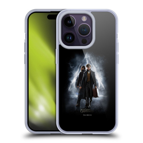 Fantastic Beasts The Crimes Of Grindelwald Key Art Newt & Albus Poster Soft Gel Case for Apple iPhone 14 Pro