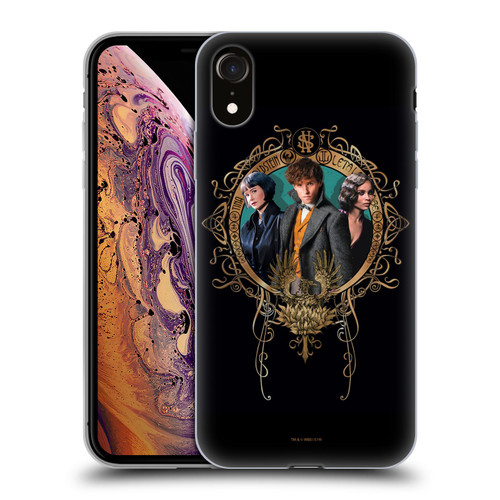 Fantastic Beasts The Crimes Of Grindelwald Key Art Love Triangle Soft Gel Case for Apple iPhone XR
