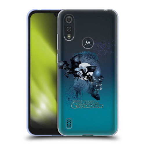 Fantastic Beasts The Crimes Of Grindelwald Key Art Grindelwald Soft Gel Case for Motorola Moto E6s (2020)