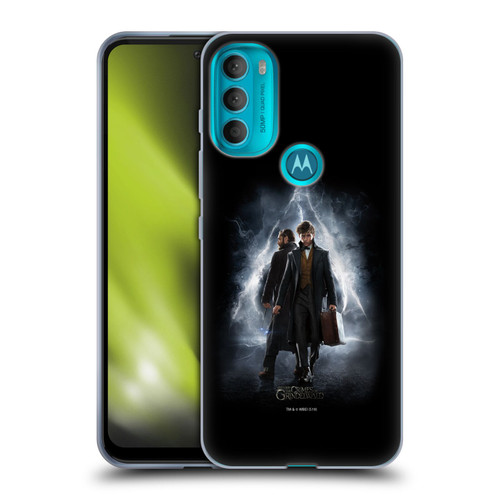 Fantastic Beasts The Crimes Of Grindelwald Key Art Newt & Albus Poster Soft Gel Case for Motorola Moto G71 5G