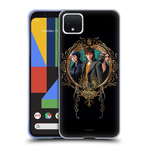 Fantastic Beasts The Crimes Of Grindelwald Key Art Love Triangle Soft Gel Case for Google Pixel 4 XL