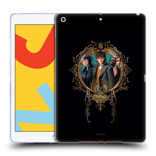 Fantastic Beasts The Crimes Of Grindelwald Key Art Love Triangle Soft Gel Case for Apple iPad 10.2 2019/2020/2021